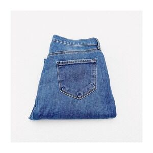 L'Agence Shane Midrise Slouchy Straight Leg Denim Jeans SZ27